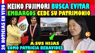 Keiko Fujimori ASUSTADA cede su patrimonio a sus hijas para evitar embargos, según H13