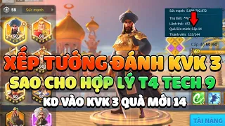 Xếp Tướng Đánh KvK 3 Sao Cho Mạnh - Phát Hiện Kingdom Vào KvK 3 Mà Quà Liên Minh Chỉ Cấp 14