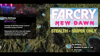 Far Cry New Dawn Outpost The Refinery Stealth Liberation Hardest Difficulty Sniper only