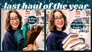 my last book haul of the year ft. highly anticipated books