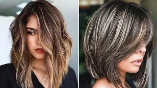 25+ Perfect Medium Length Hairstyles For Thin Hair In 2024| Pretty Hair