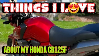 Honda | cb125f | The things I like about this bike | Owners opinion