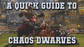 A quick guide to Chaos Dwarves! Starting rosters and skill choice advice - Blood Bowl 2 (the Sage)