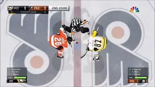 NHL 18 - Philadelphia Flyers vs Pittsburgh Penguins - Gameplay (HD) [1080p60FPS]