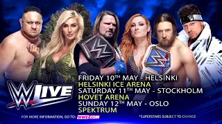 WWE Live storms the Nordics this May