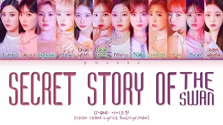 IZ*ONE 'Secret Story of the Swan' (Перевод на русский) (Color Coded Lyrics)