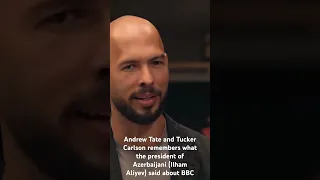 Andrew Tate, Tucker Carlson, Ilham Aliyev -Tucker on twitter