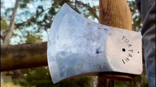 Tuatahi camp axe bucking Redgum