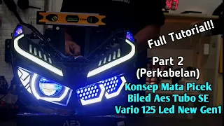 Pasang Biled Konsep Mata Picek Vario 125 Led New Gen1(Perkabelan)