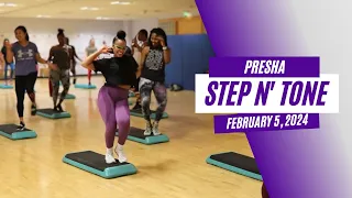 It's Presha for this Step N' Tone Class | Get Lit and Fit