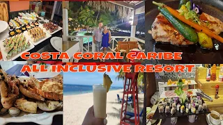 COSTA CORAL CARIBE  FOOD VLOG2023 DOMINICAN REPUBLIC #travel #travelvlog #food #foodie #allinclusive