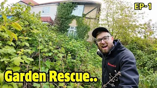 Rescuing Peggy's Garden.. After A NINE Year Bramble Invasion! Ep1