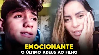 Cantora WALKYRIA SANTOS EMOCIONA o Brasil em ÚLTIMO ADEUS AO FILHO