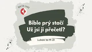 Bible prý stačí. Už jsi ji přečetl? | Ne 5.5.2024 | Baptisté Brno