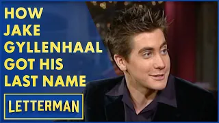 Young Jake Gyllenhaal Makes His First Appearance With Dave | Letterman