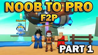 Noob to Pro F2P Part 1 Anime Champions Simulator