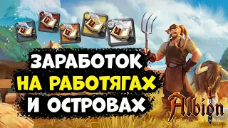 Заработок на работягах и островах! [Albion Online]