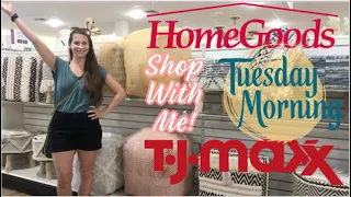 Interesting Shop With Me at HomeGoods, TJ Maxx, & Tuesday Morning!! Fresh New Products..Coming Soon!