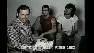 Black Flag - Henry & Dez Interview, 1982, Target Video