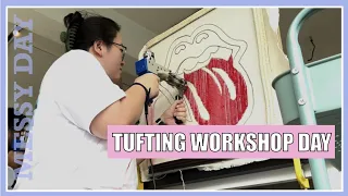 Making my own rug | Tufting workshop