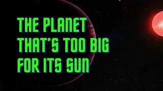 LHS 3154b: the planet that's too big for its star