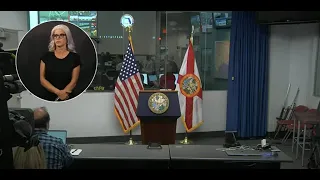 Gov. Ron DeSantis Provides Update On Hurricane Ian As It Approaches Florida