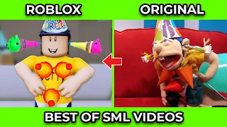 SML Movie vs SML ROBLOX: 1+ HOURS OF BEST SML VIDEOS ! Side by Side #14