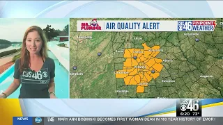 Hot with Air Quality Alert for Atlanta Friday