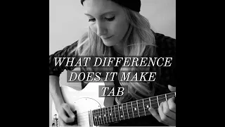 What Difference Does It Make by The Smiths Guitar Intro with FREE TAB