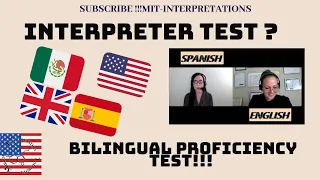 English- Spanish Bilingual Oral Proficiency test/ Medical Interpreter Terminology/ LINGUSTICS #1