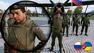 Today, Ukrainian snipers managed to ambush Russian troops & generals in their hideouts - Arma 3