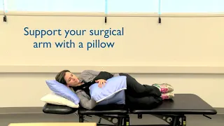 Sleeping positions after surgery