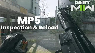 Modern Warfare 2 Beta MP5 Inspect and Reload (Empty + Tactical) PS5