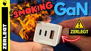 "Smoking GaN!" | Explodierter USB  Charger analysiert.