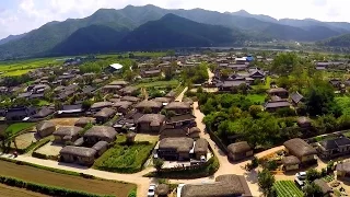 Andong Hahoe Folk Village, Hanok Stay - 3DR Solo - GoPro HD