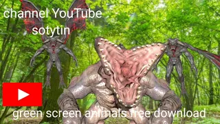 green screen animals free