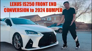 Lexus IS250 bumper conversion