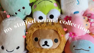 my stuffed animal collection!! ❀ sanrio ❀ rilakkuma ❀ pusheen ❀ build-a-bear ❀ +more!