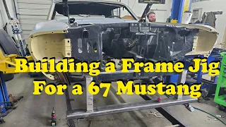 DIY Guide: Building a Frame Jig for Your '67 Mustang Restoration | lostsocketgarage.com