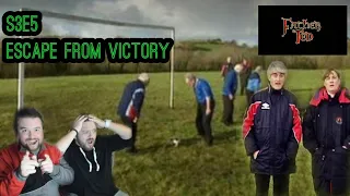IS DICK BYRNE A CHEAT?! Americans React To "Father Ted - S3E5 - Escape From Victory"