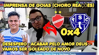 IMPRENSA GOIAS - VAMOS SER GOLEADO - ACABA LOGO - VILA NOVA 0X4 PAYSANDU #paysandu #papaotv #remotv