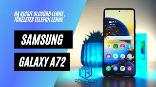 Samsung Galaxy A72 teszt - olcsó prémium vagy drága középkategóriás? Teszten az A52 nagytesója.