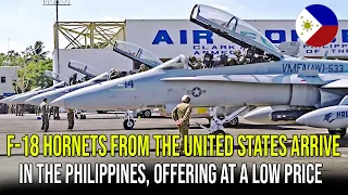 F-18 HORNET FROM THE UNITED STATES ARRIVE IN THE PHILIPPINES, OFFERING AT A LOW PRICE ❗❗❗