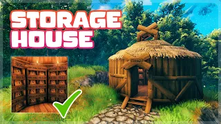 How to Build an Organised Storage House | Valheim