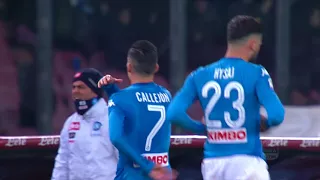 Il gol di Callejon - Napoli - Lazio 4-1 - Giornata 24 - Serie A TIM 2017/18