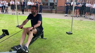 Is it possible to row 1million metres? The Principal takes on a year-long challenge for a good cause