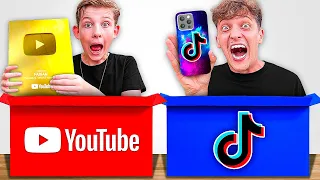 1000€ YOUTUBE vs TIKTOK Mystery Box Opening! 😱 Welche Box ist WERTVOLLER?