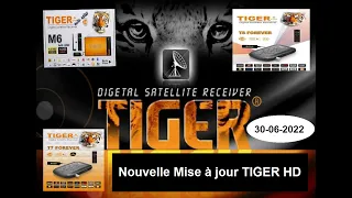 Mise à jour de Récepteurs TIGER HD 30-06-2022