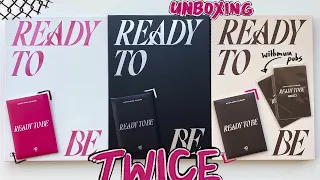 ✿ распаковка TWICE ready to be ✿ all 3 versions + pobs