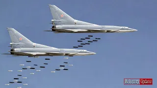 Scary!! Russian Tu-22 Supersonic Bomber • Load Bombs • Dropping Bombs